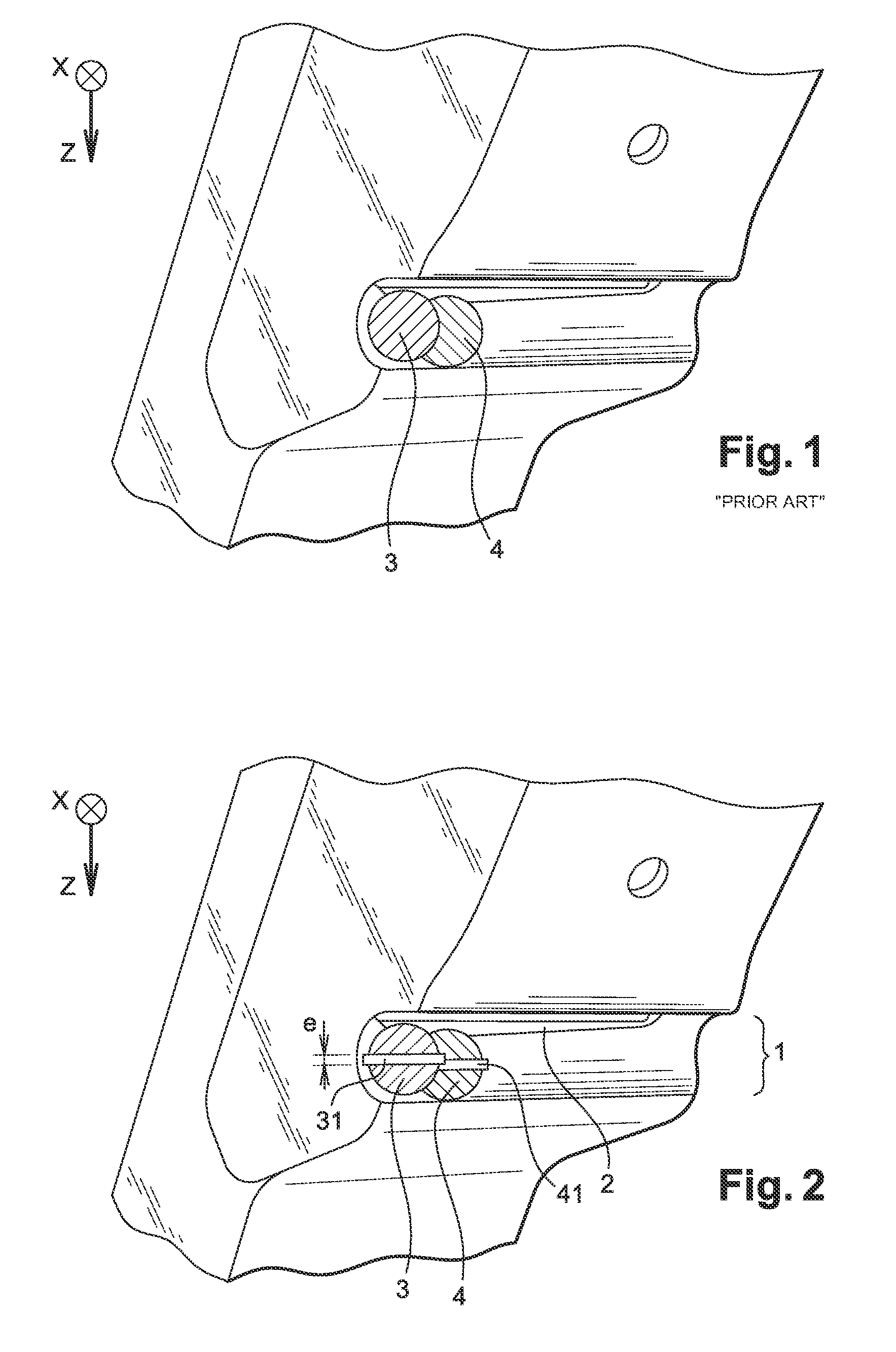 Device to aid the positioning of a pilot in an aircraft