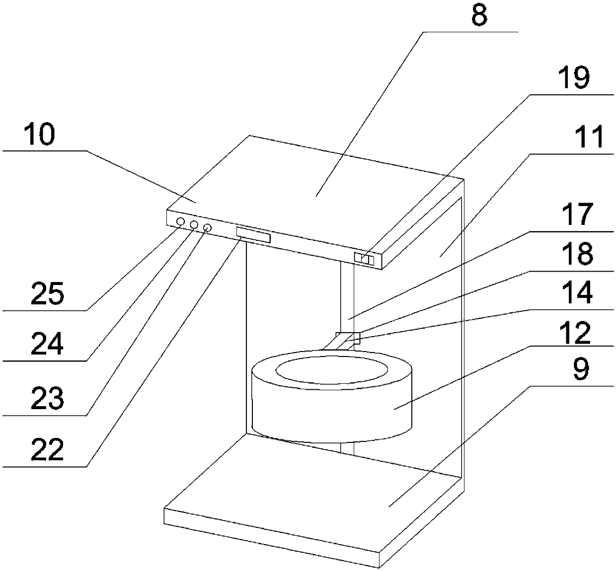 Coupling agent heating device