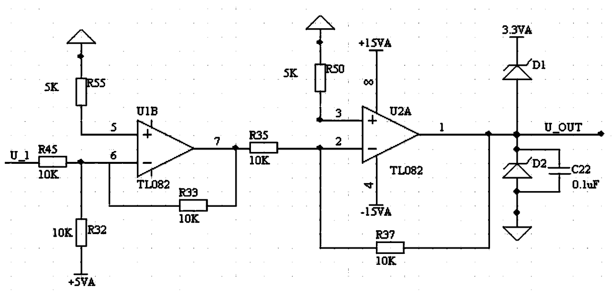 A high-power double-rotation brushless DC motor overcurrent protection device