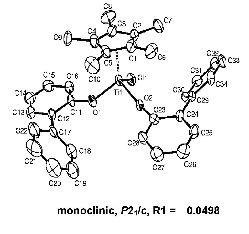 Bis-arylaryloxy catalytic system for producing ethylene homopolymers or ethylene copolymers with alpha-olefins