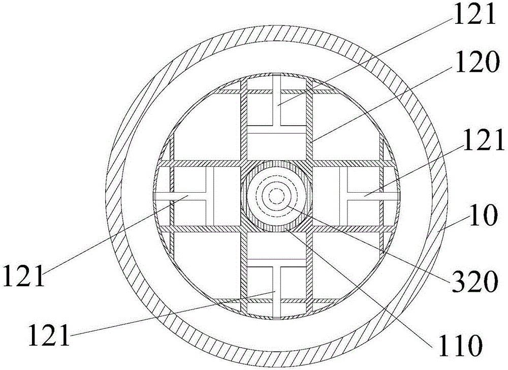 Equipment for removing sediments in small-diameter pipe pile and application method thereof