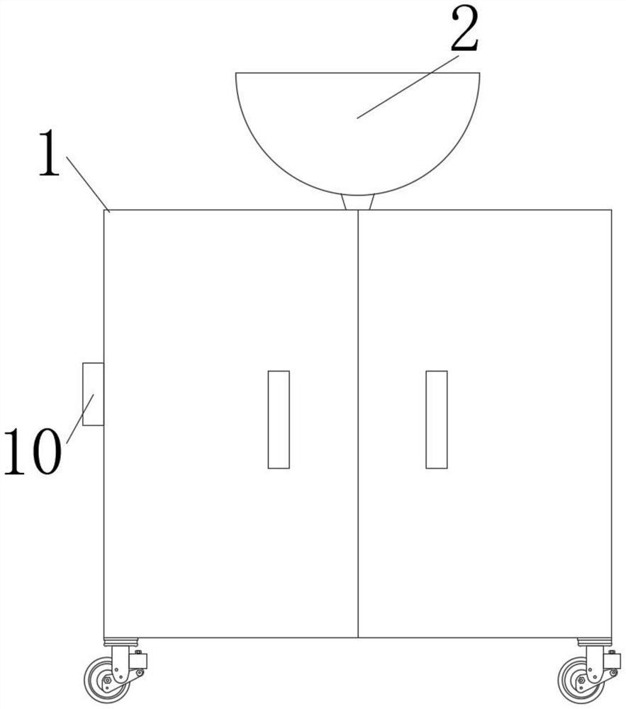 Injection molding production equipment for instrument plastic cover