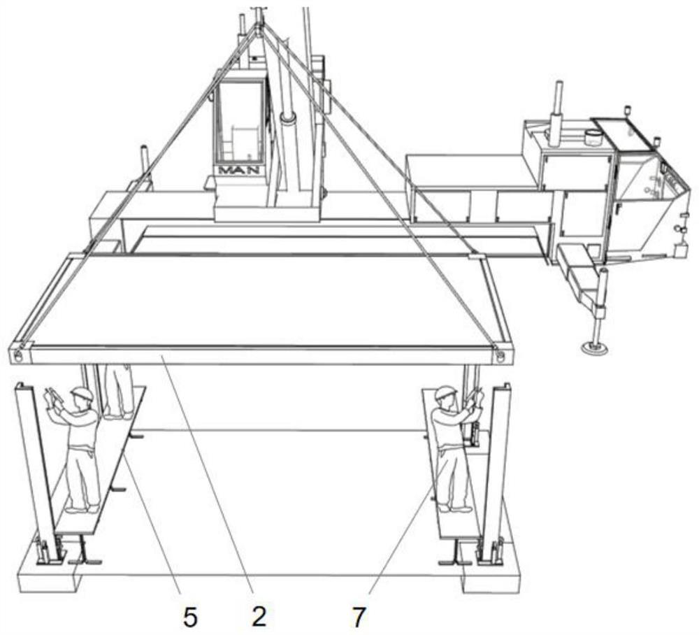 Reverse assembling method for container portable house