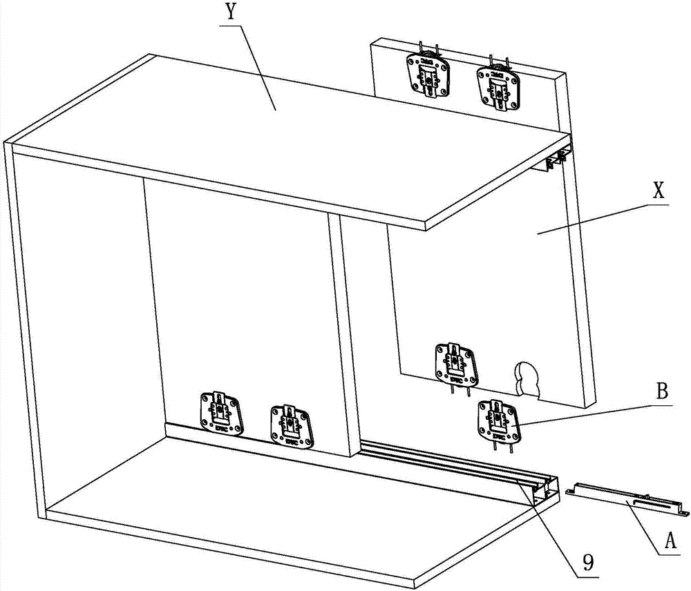 A damping buffer structure for furniture