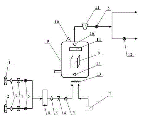 Test method of test system for passive hydrogen recombiner