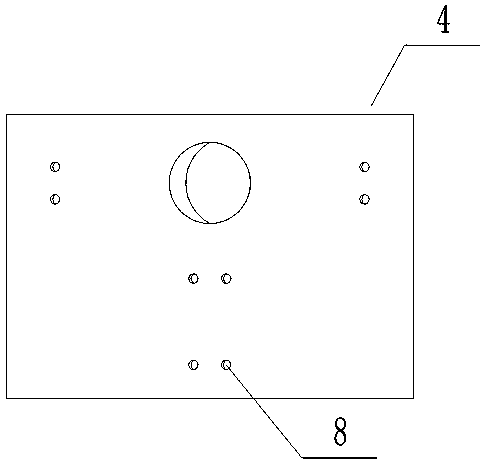 A plate-beam column shock (vibration) isolation connecting device