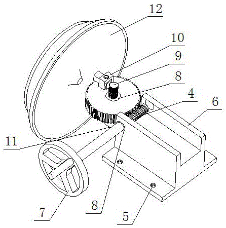 Inner arc turning device