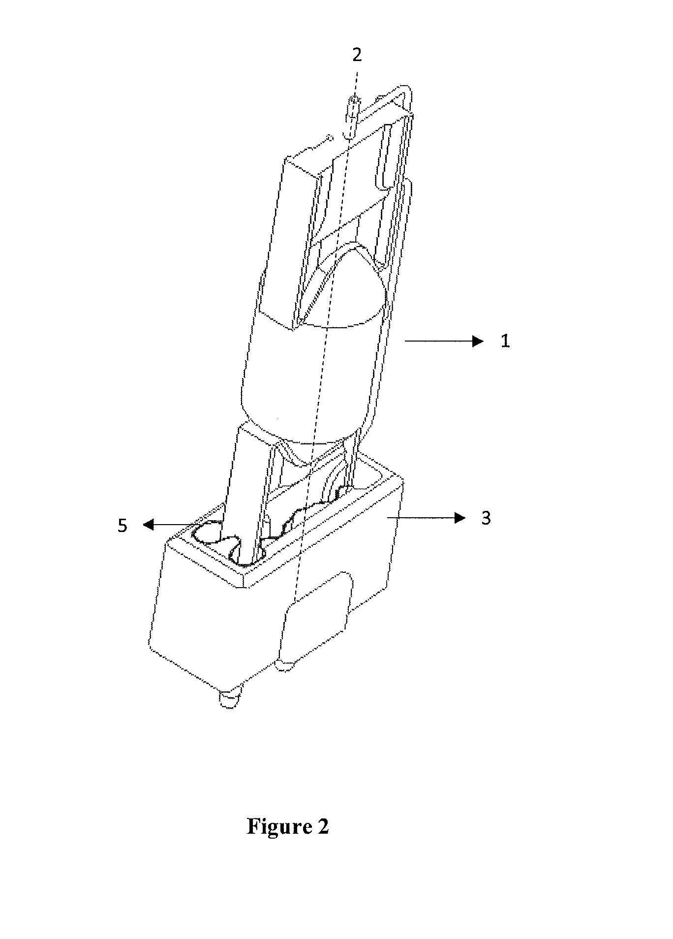 Mounting system for sealing and aligning the burner of the lamp at the centre of its base