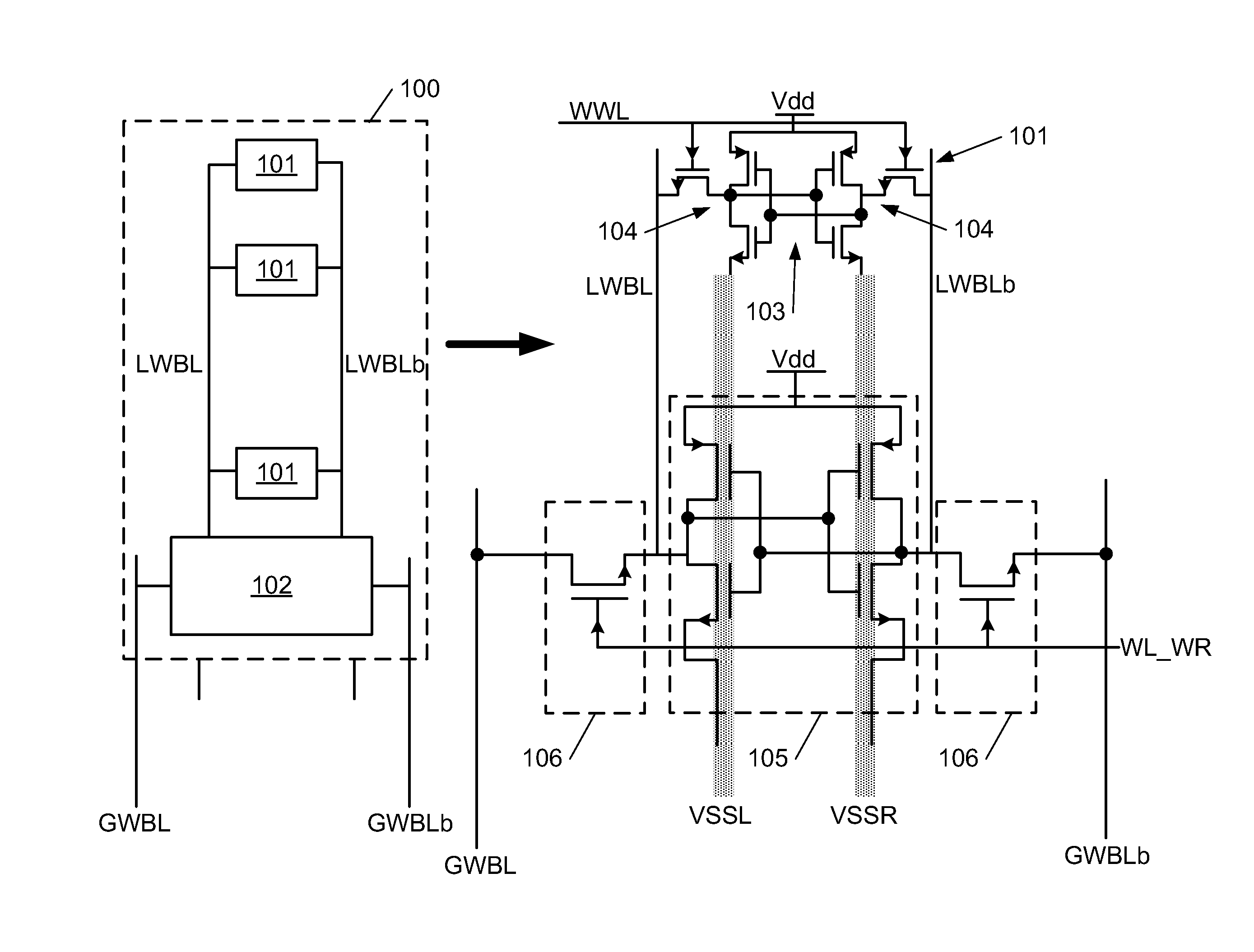 Local write and read assist circuitry for memory device