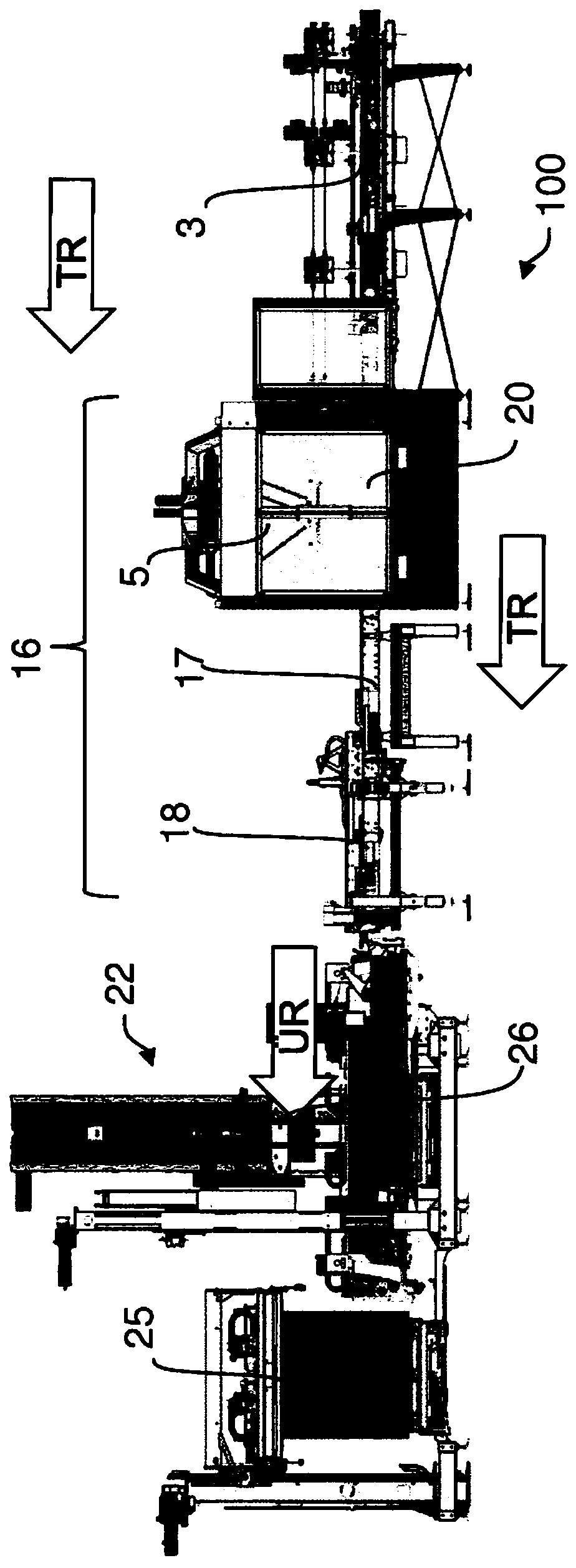 Method and device for handling piece goods, articles and/or packs