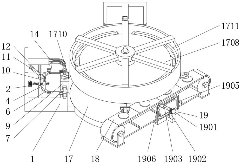 Lightweight glass container rapid forming equipment and use method thereof