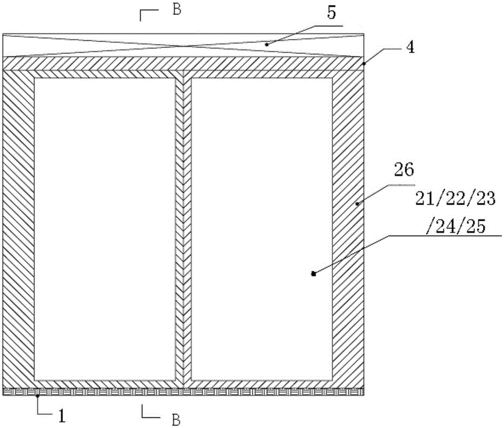 Small movable indoor mute pavilion and constructing method thereof