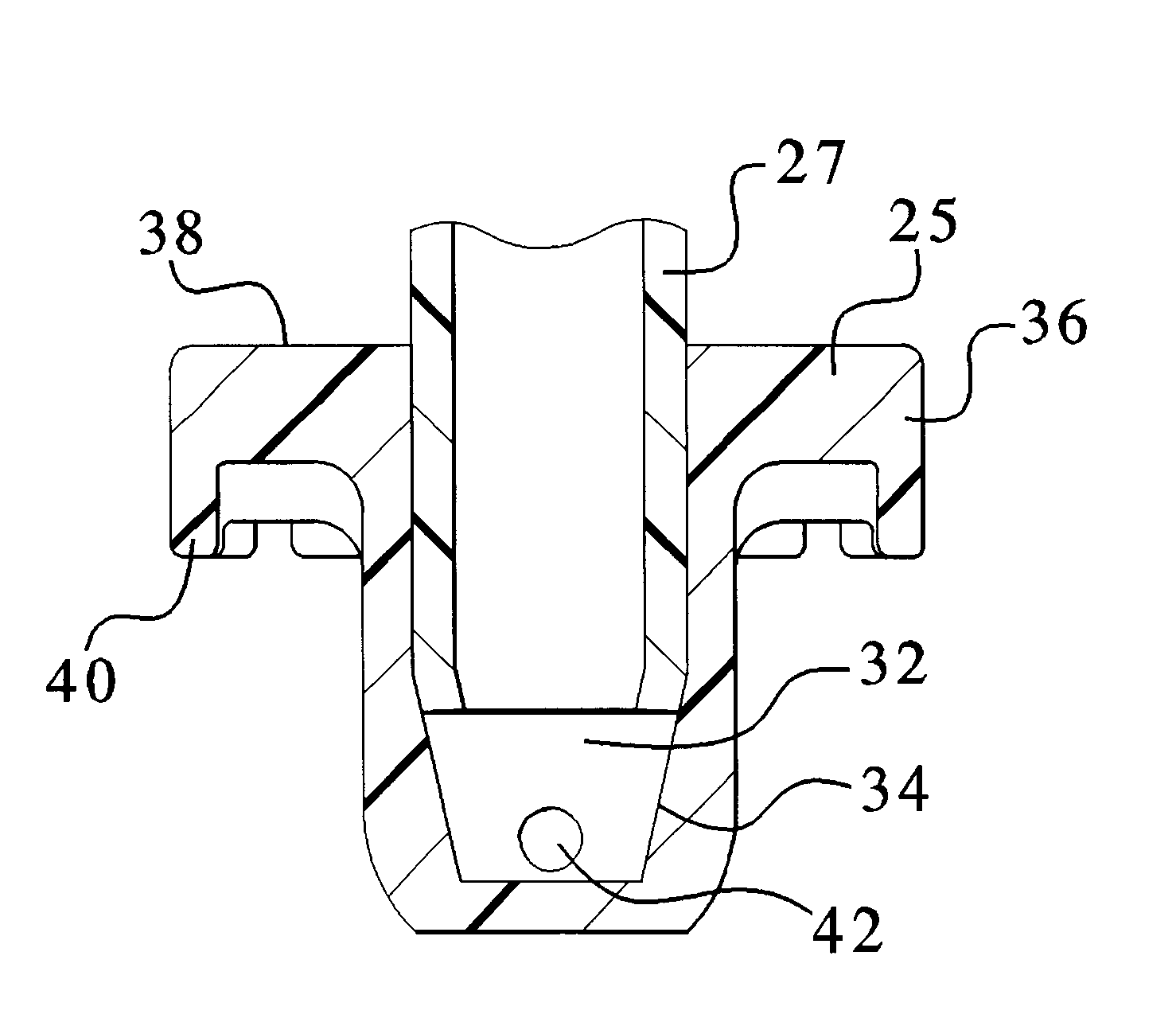 Fluid tank drain pipe support/guide member