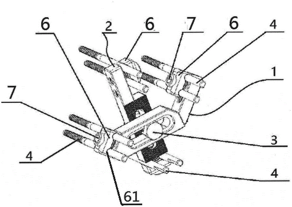 Calcaneus orthopaedics ring bar combined external fixation support