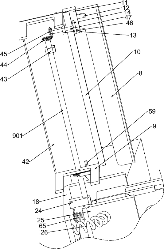 Stringing device for food processing