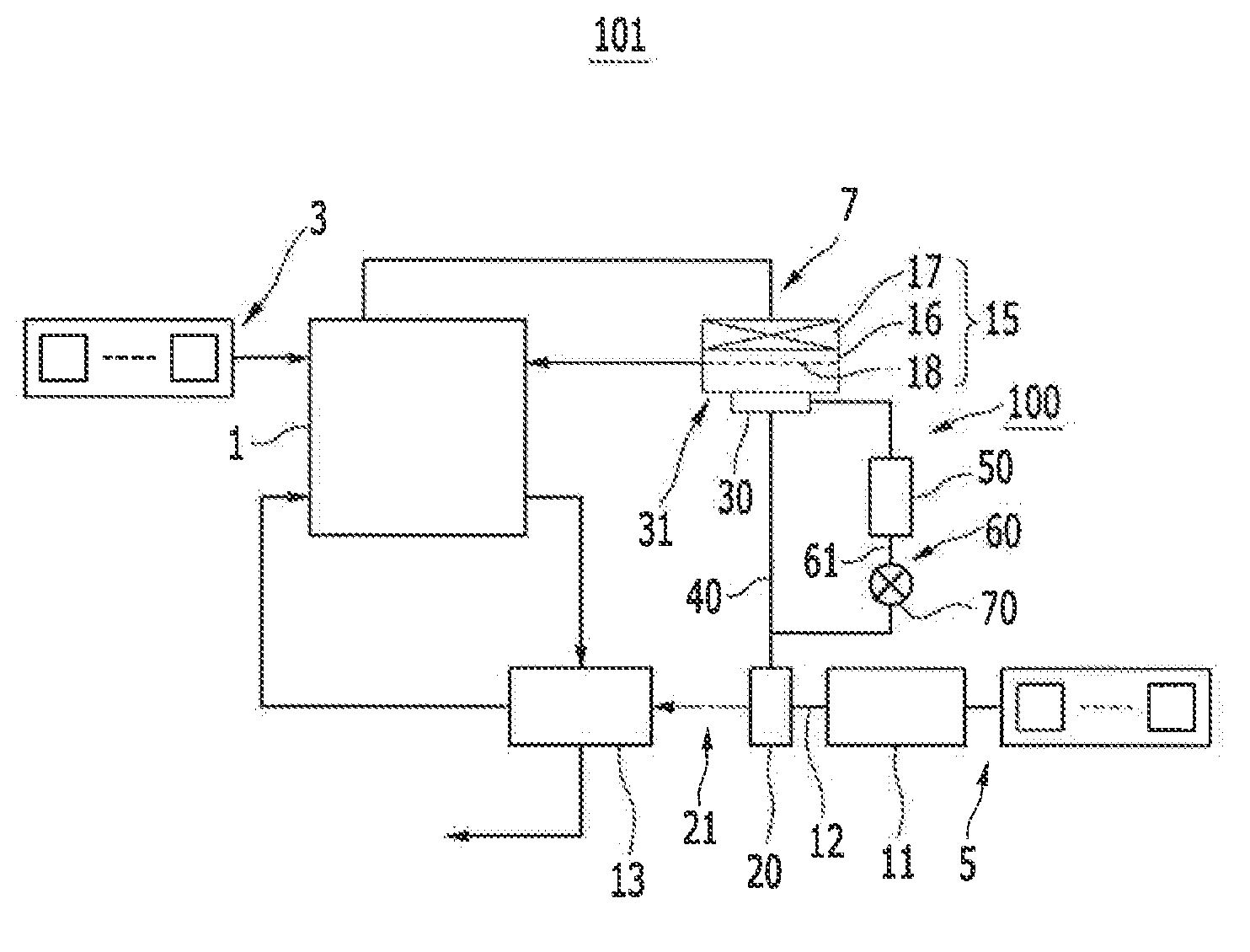 Compressed air cooling apparatus of fuel cell system