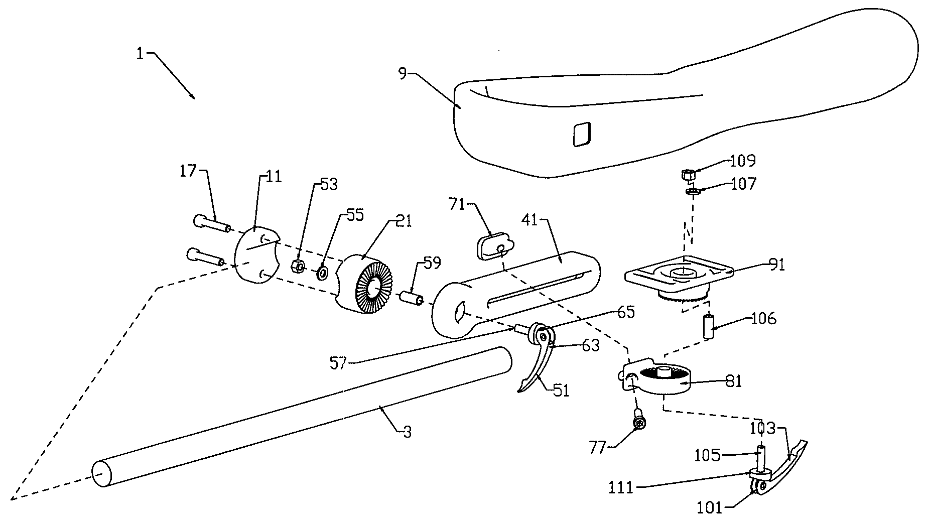 Apparatus for mounting a wheelchair arm pad