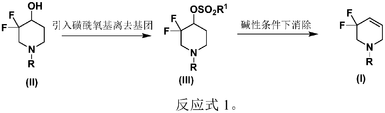3,3-difluoro-1,2,3,6-tetrahydropiperidine derivative and preparation method thereof