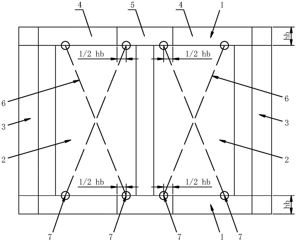 Anti-shear reinforcing structure of steel beam