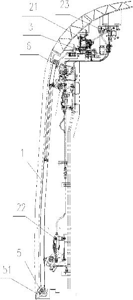 Side sliding door of railway vehicle