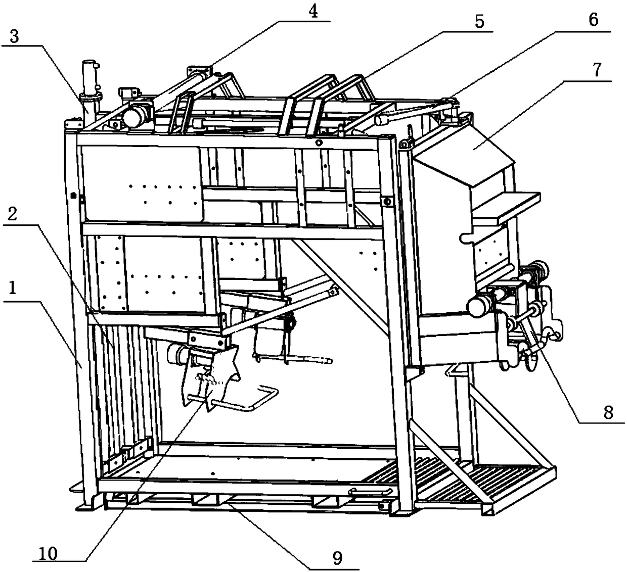 A large livestock medical auxiliary equipment based on arm electro-hydraulic proportional control