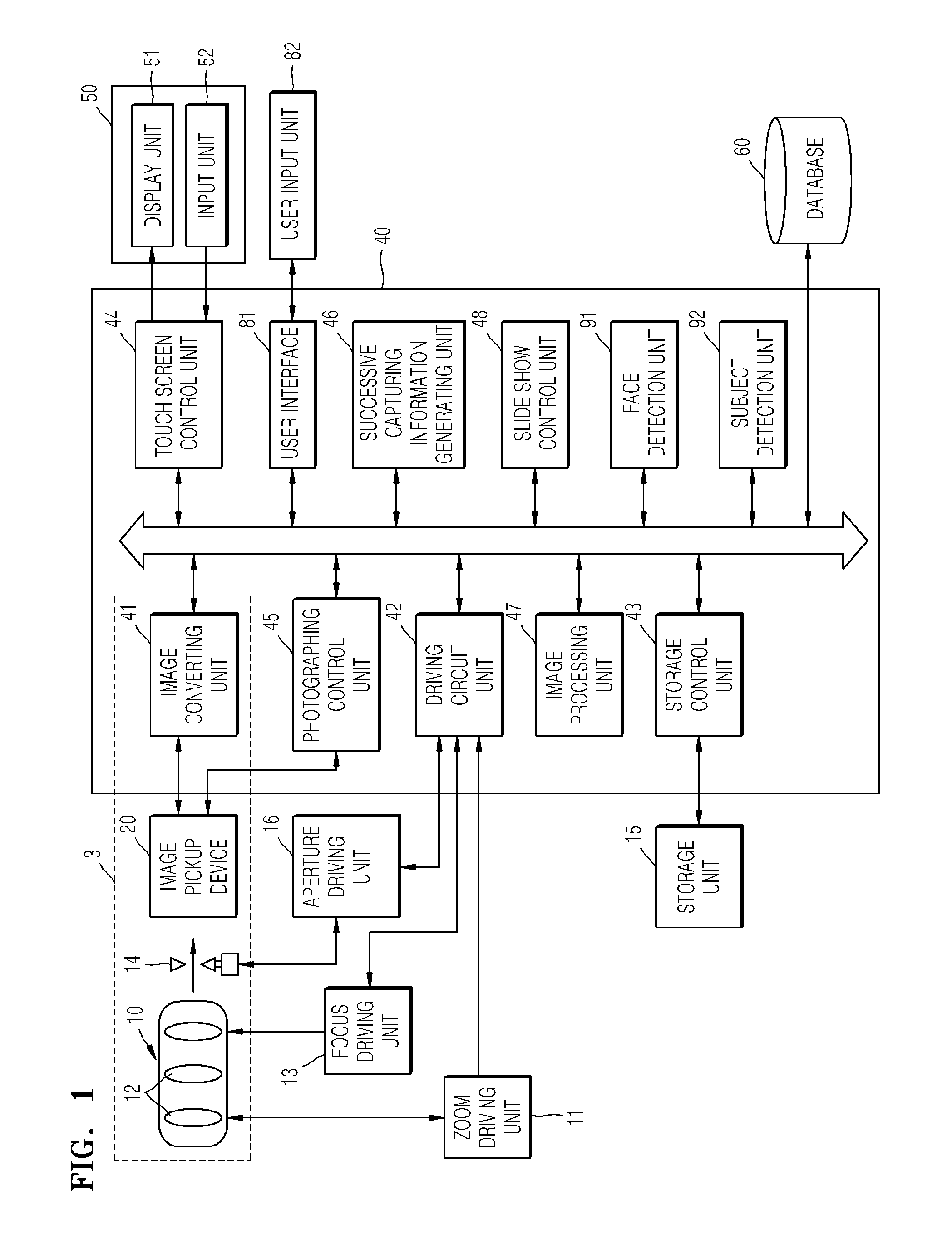Method and apparatus for displaying successively captured images