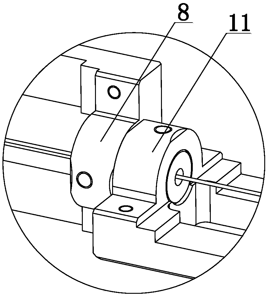 Electric heating needle used for spraying plastic lined aluminum alloy composite pipe