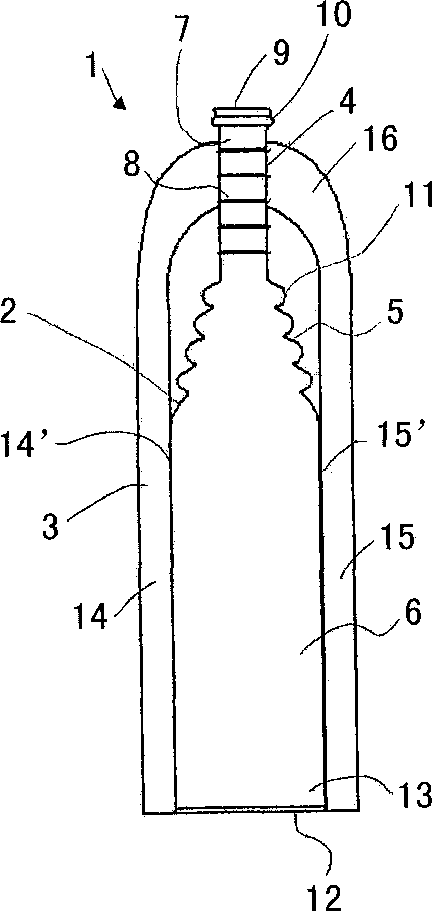 Urisheath with moulded unrolling strip