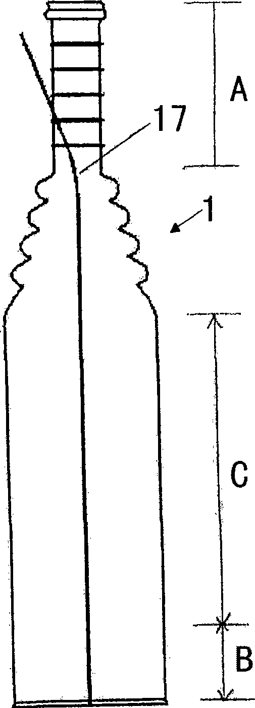 Urisheath with moulded unrolling strip