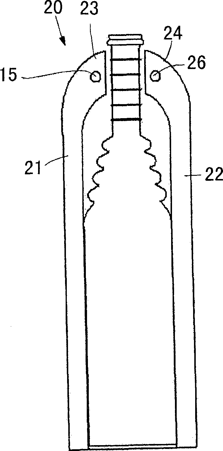 Urisheath with moulded unrolling strip