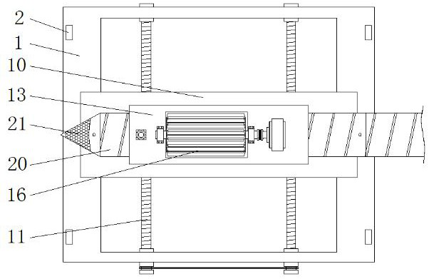 A hole-drilling device capable of depth adjustment for urban construction cable laying