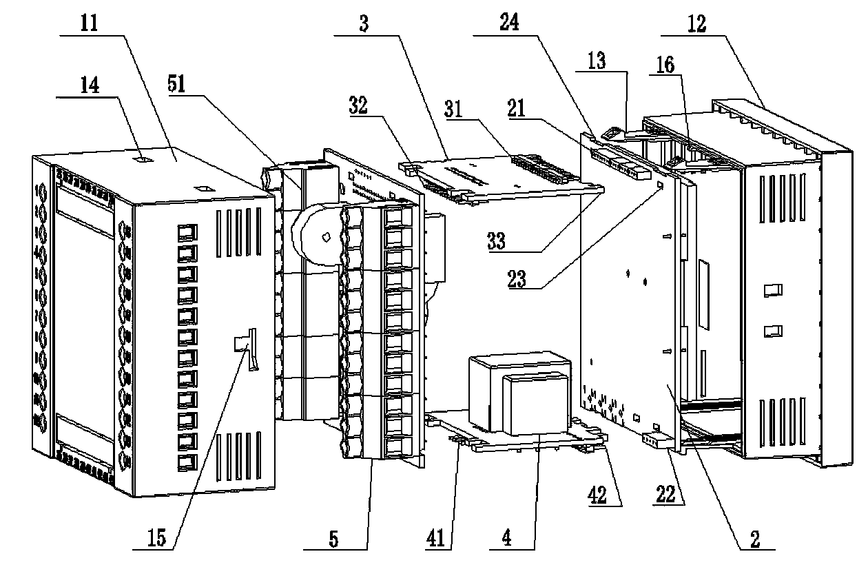 Instrument of novel circuit board module structure