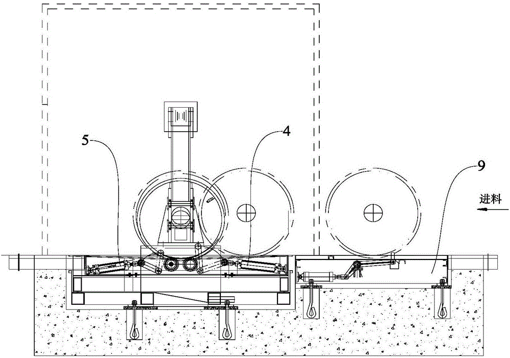 Large-size closed magnet yoke type magnetic particle flaw detector for railway wheel set