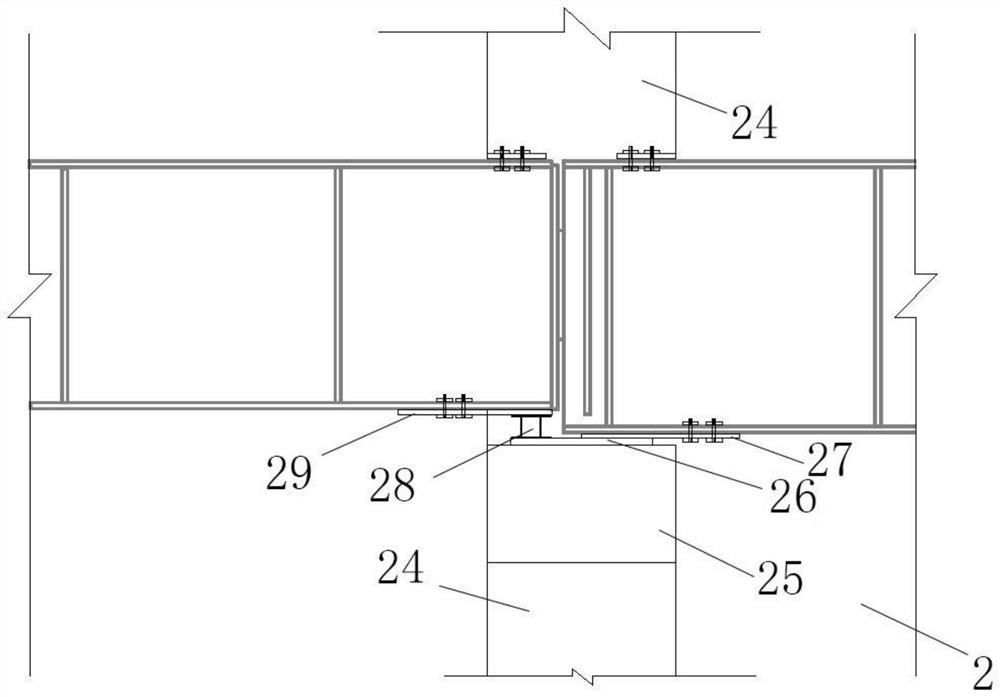 Method for installing bridge crane main beam of pump station main power house