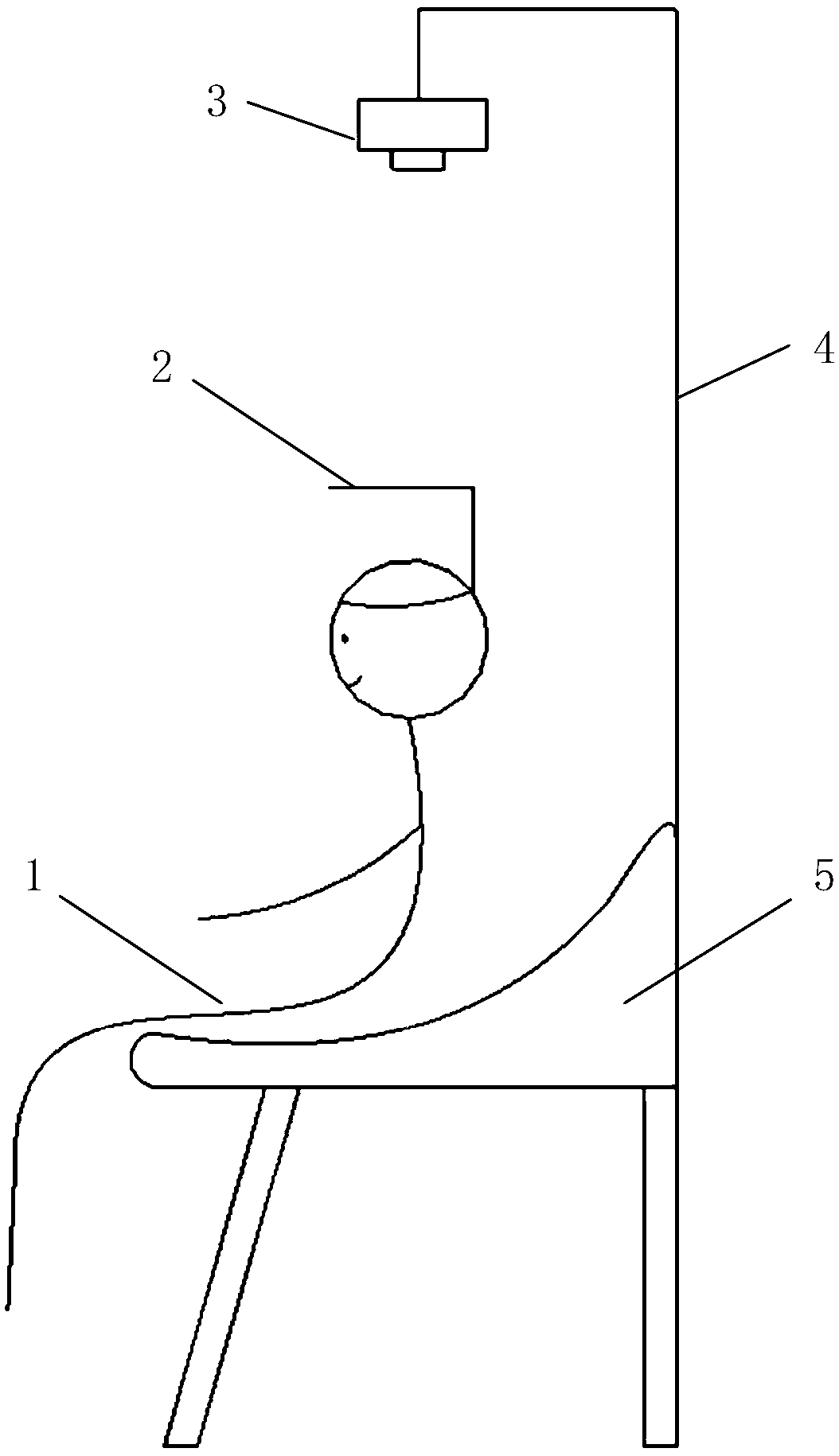 Cervical motion detecting device and method