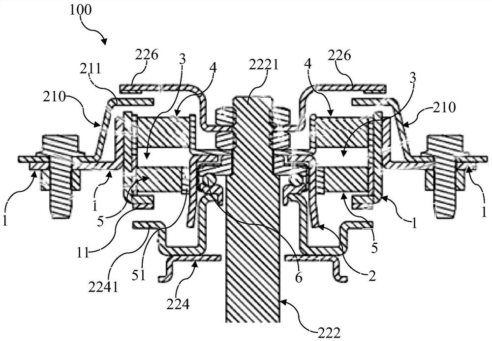 A connection component installed between a vehicle body and an automobile suspension and a vehicle body