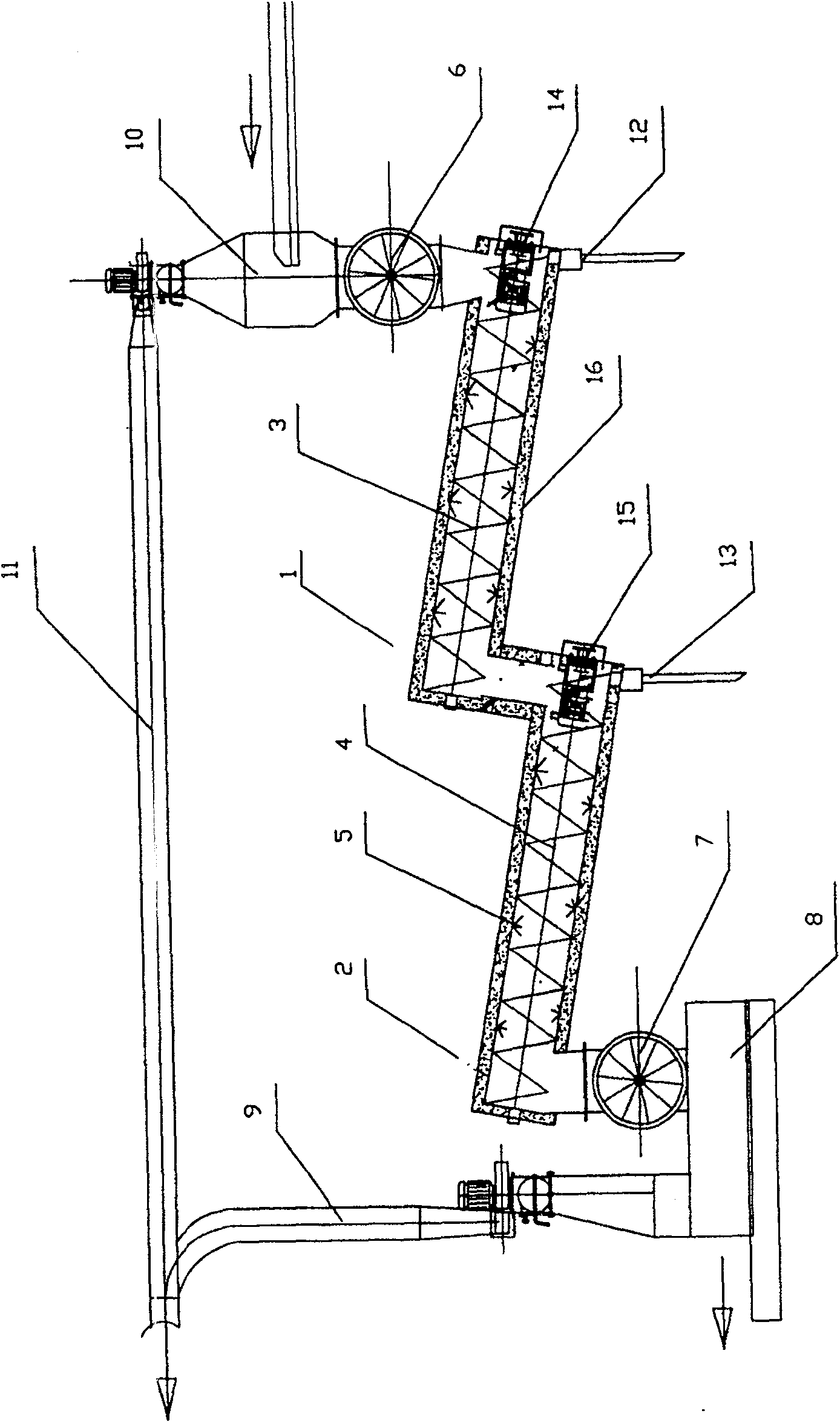 Online tobacco steam expanding apparatus and tobacco stem treating method using the same