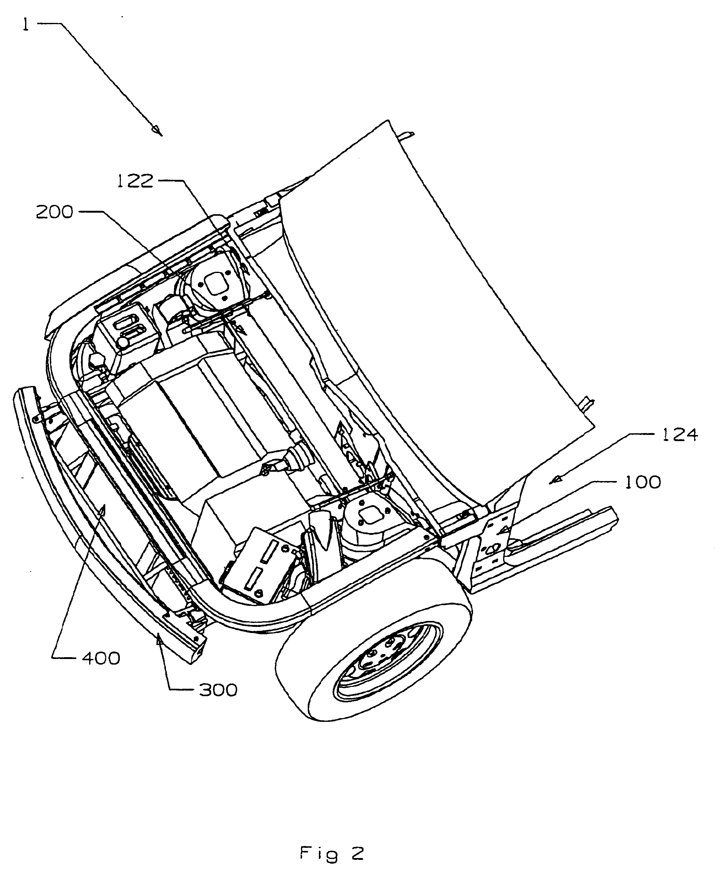 Crash energy absorption assembly for a motor vehicle