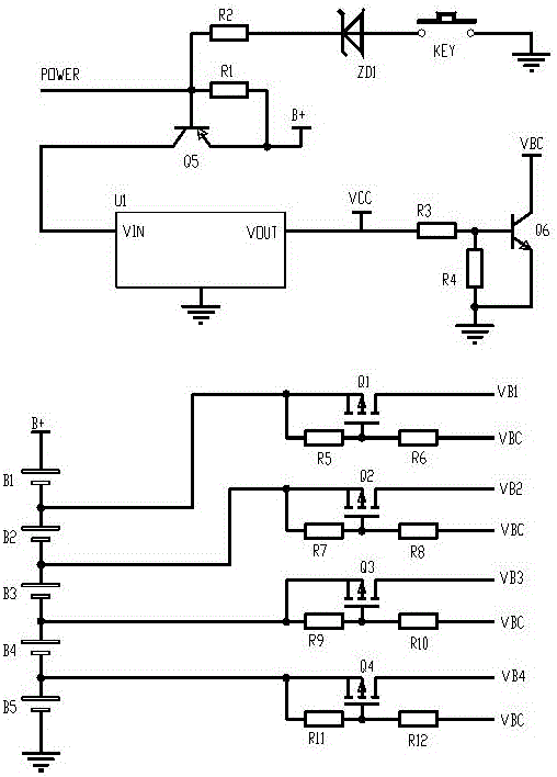 Cell discharge control circuit