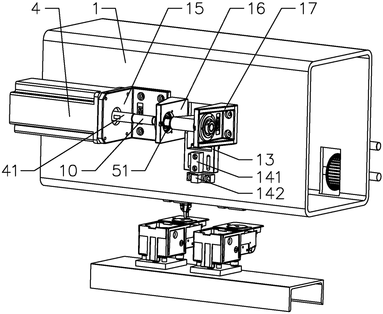 Embroidery machine head and embroidery machine