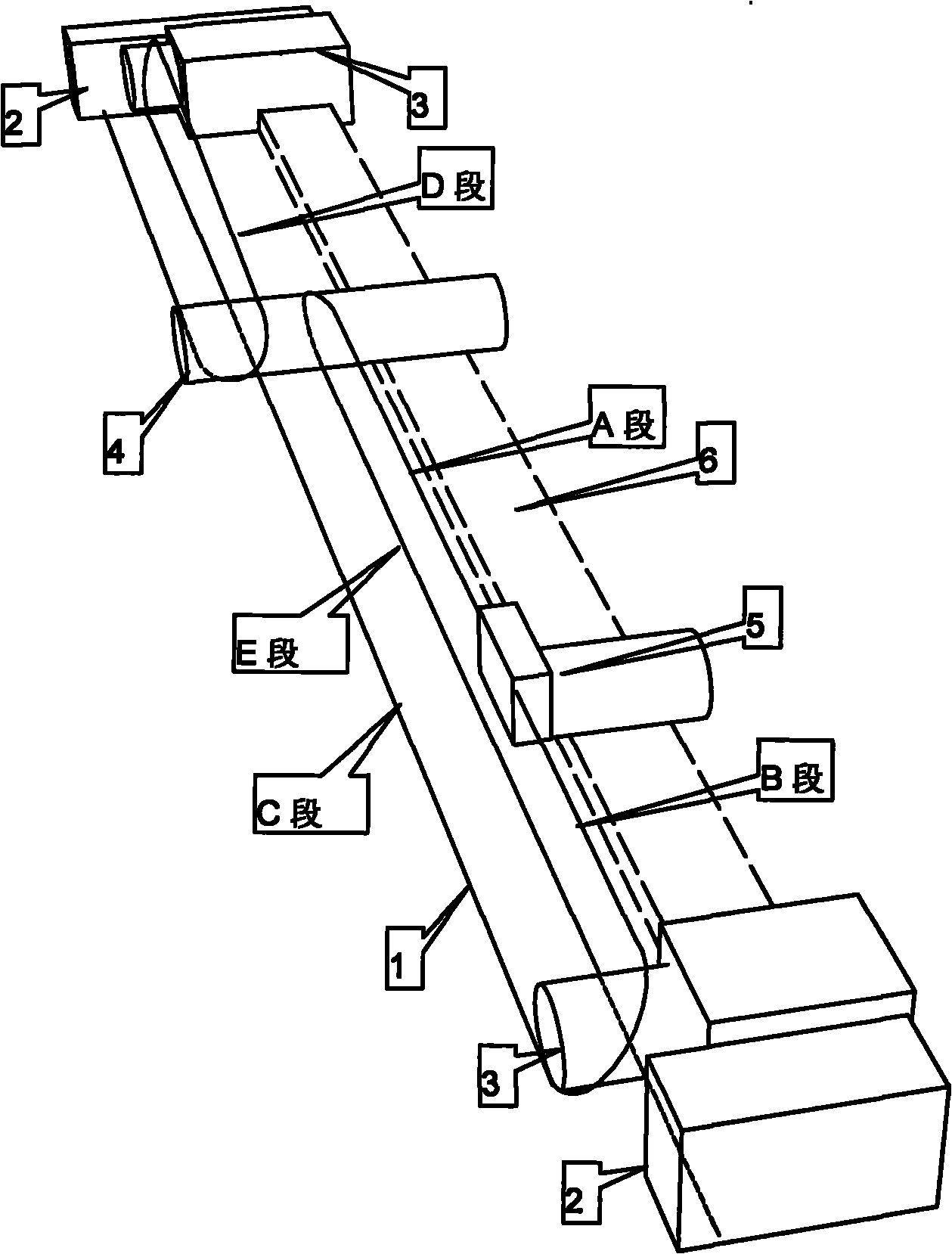 Powerless constant length cable traction mechanism