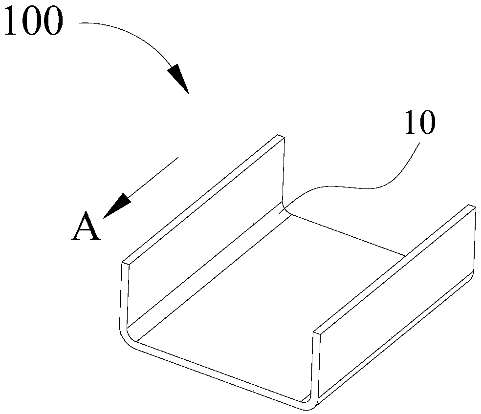 Method for preparing middle frame, middle frame and electronic equipment
