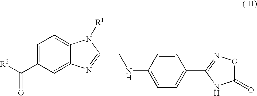 Process for the Preparation of the Salts of 4-(Benzimidazolylmethylamino)-Benzamides