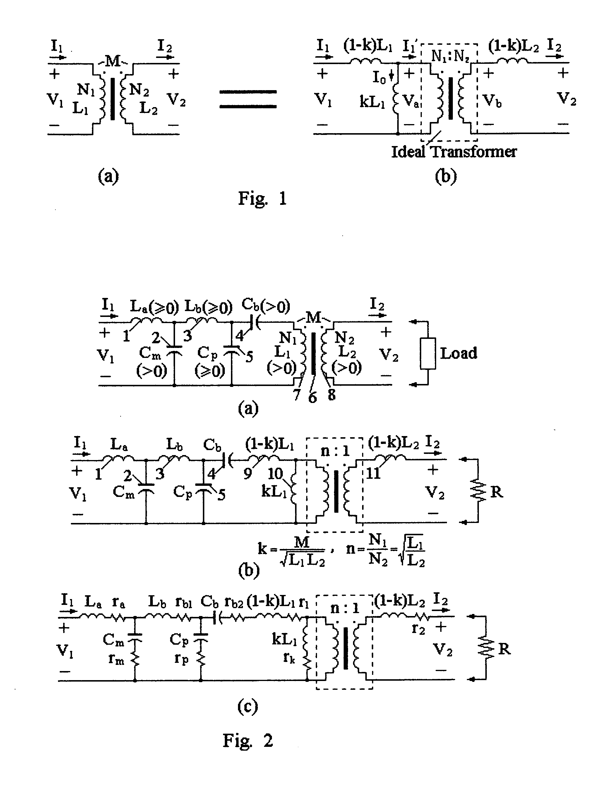 Methods and configurations of lc combined transformers and effective utilizations of cores therein