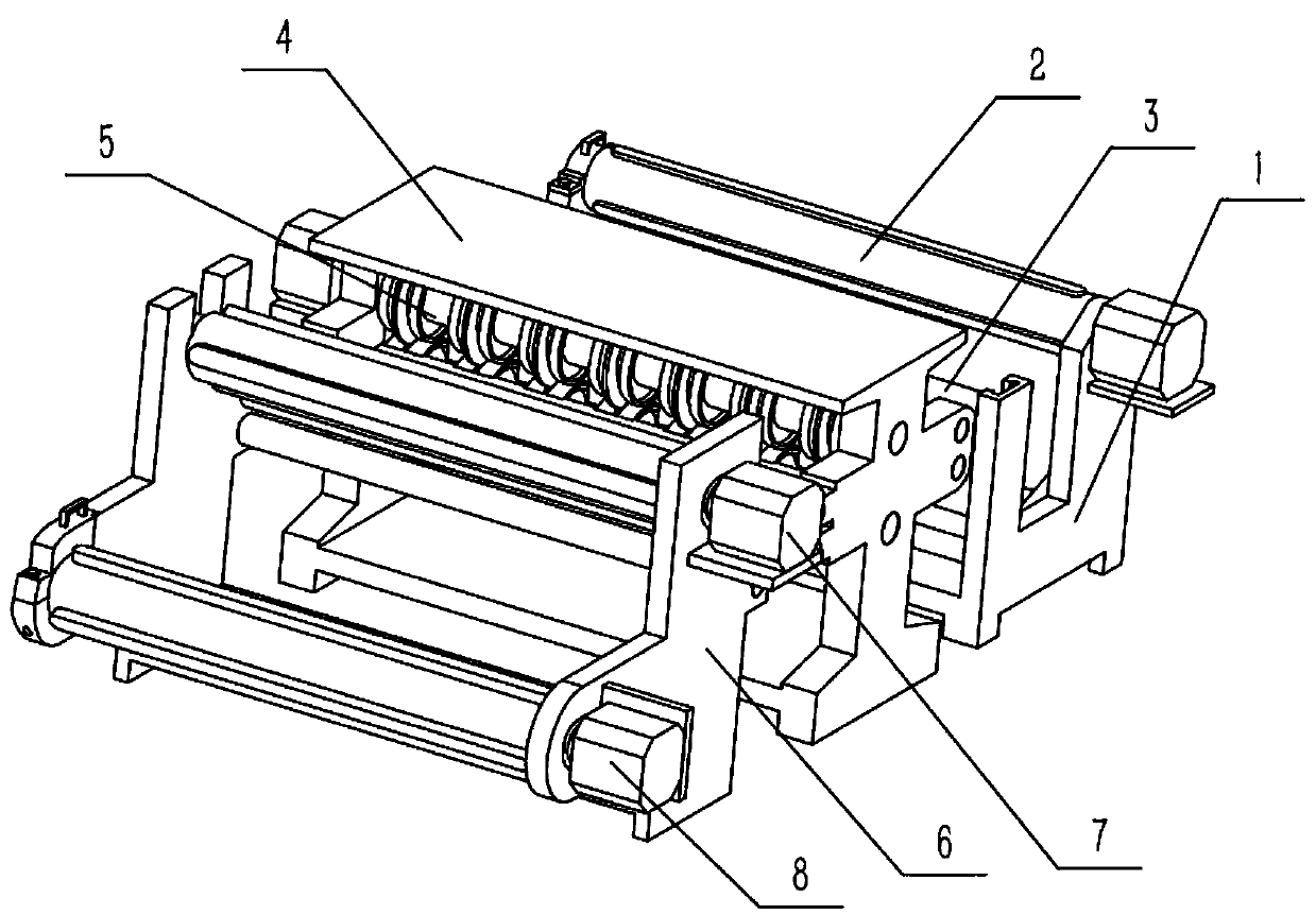Automatic textile fiber cloth dividing and cutting machine
