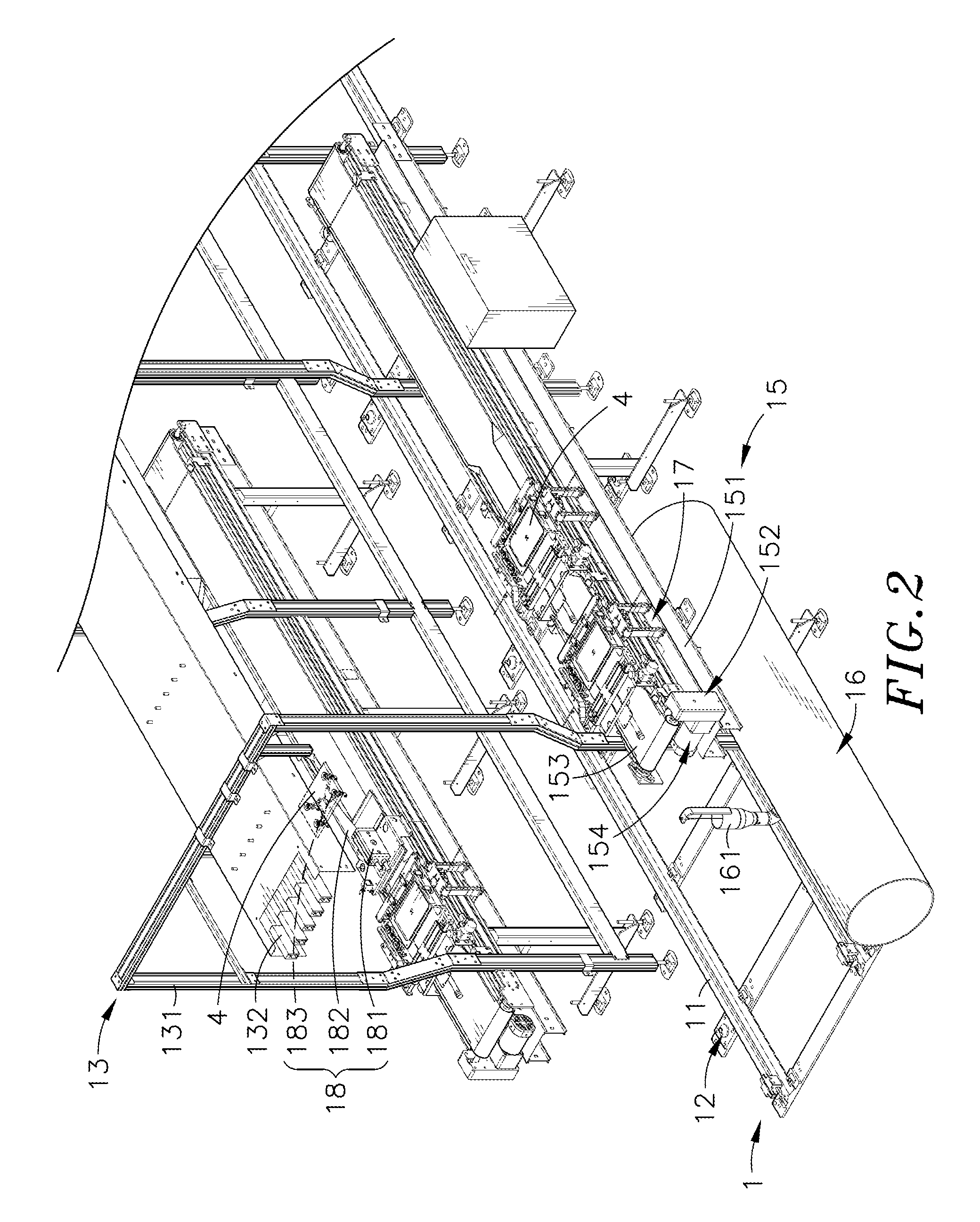 Mobile robotic trolley-based processing system and mobile robotic trolley thereof