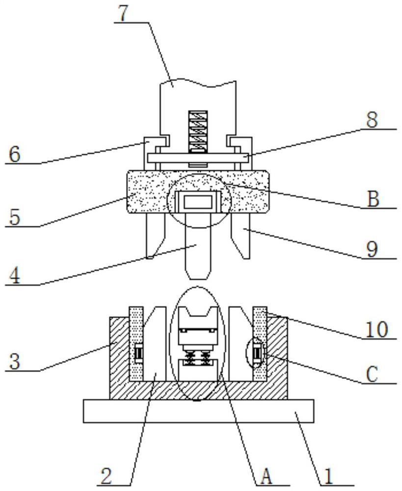 High-precision flexibly forming type bending die