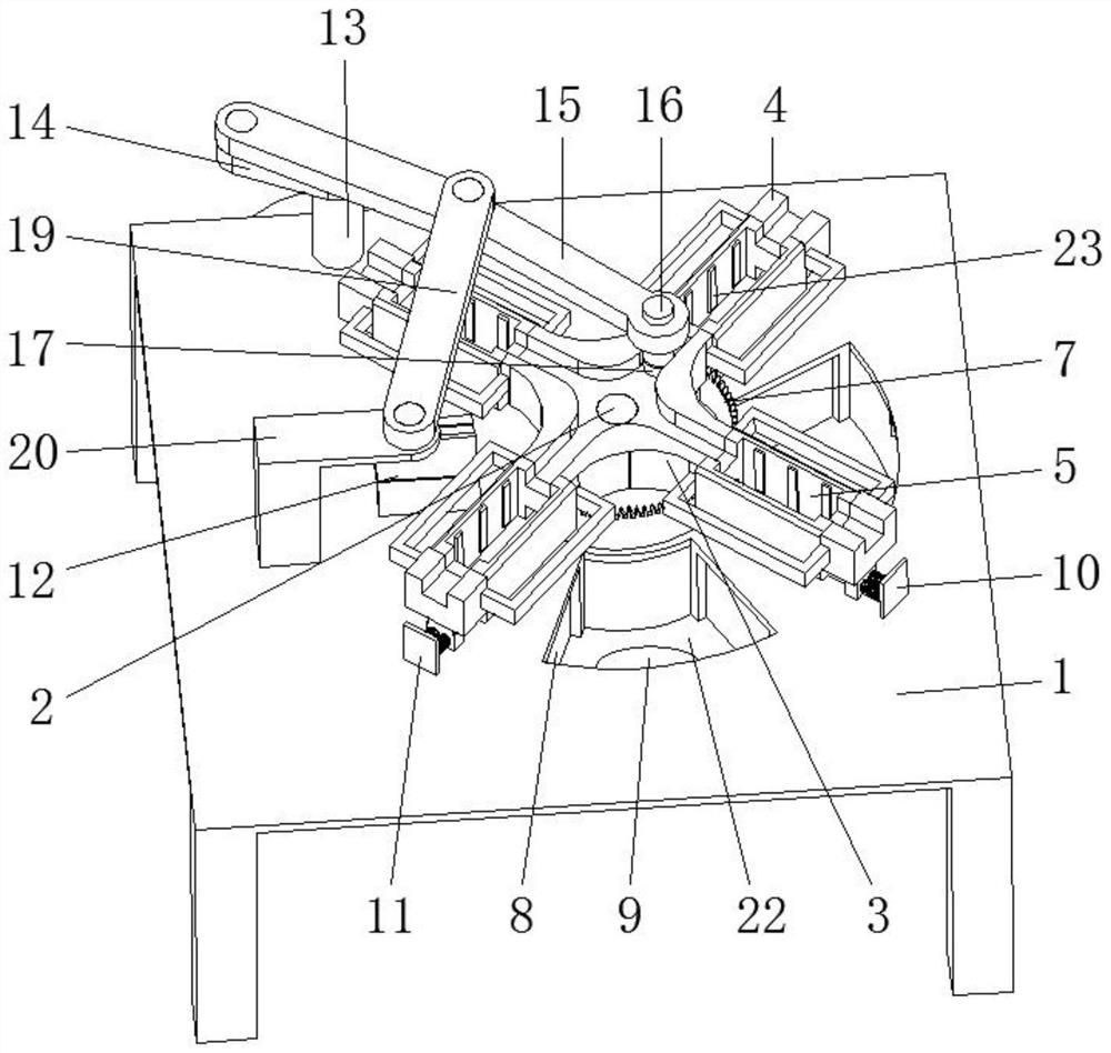 Keyway machining equipment for pseudo-classic architecture