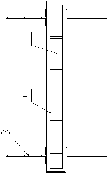 Device capable of conveniently vertically aligning and positioning steel concrete composite tube during tower crane hoisting