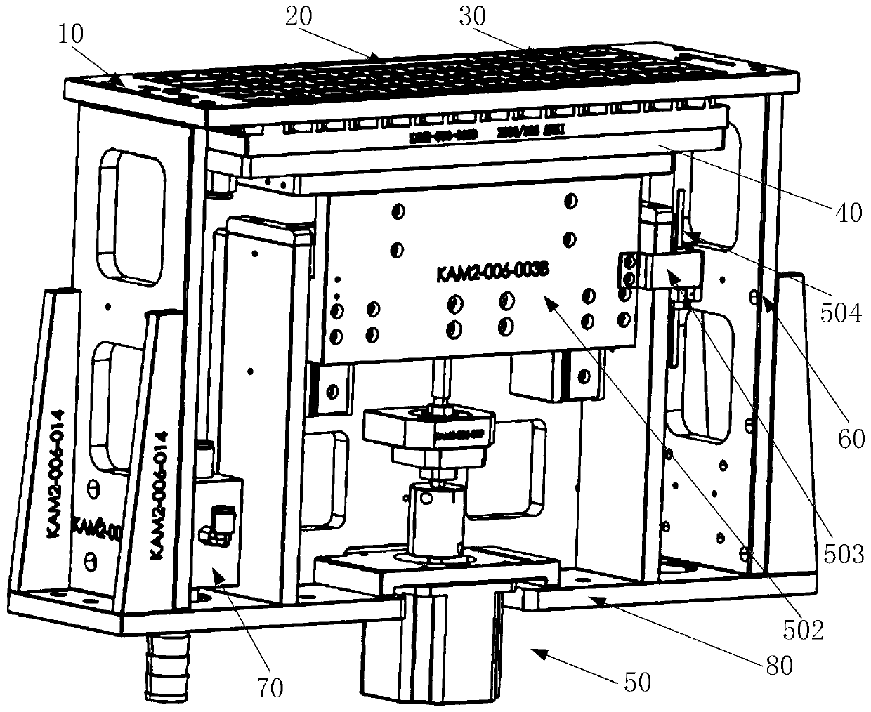 Full-automatic precise assembling equipment for keyboard keycap